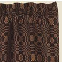 Thumbnail for Black Mustard Lover㦙??S Knot Jacquard Swag Lined - Interiors by Elizabeth
