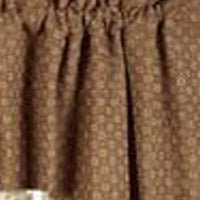 Thumbnail for Black Nutmeg Kingston Jacquard Swag Lined - Interiors by Elizabeth
