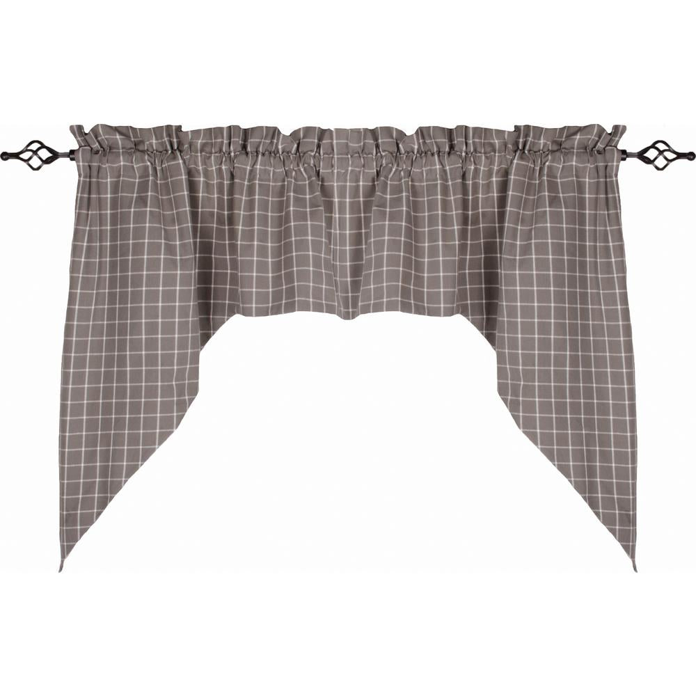 Summerville Swag Pewter - Lined - Interiors by Elizabeth