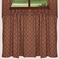 Thumbnail for Barn Red-Tan Marshfield Jacquard 36