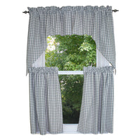Thumbnail for Heritage House Check Gray & Cream Tiers - Interiors by Elizabeth