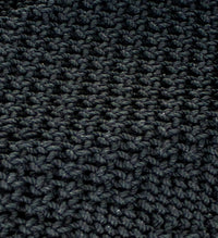Thumbnail for Macrame Black Table Runner 45 In