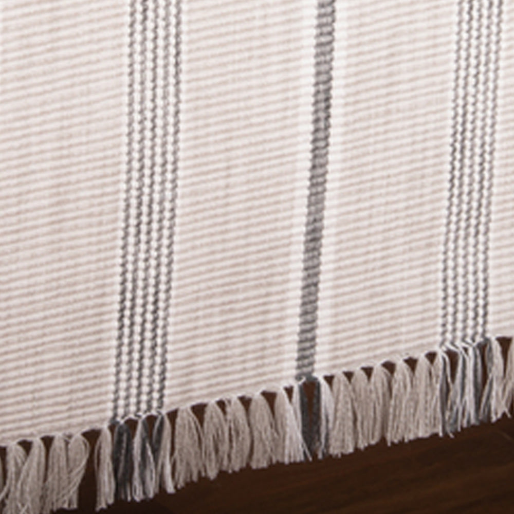 Farmhouse Stripe Table Runner