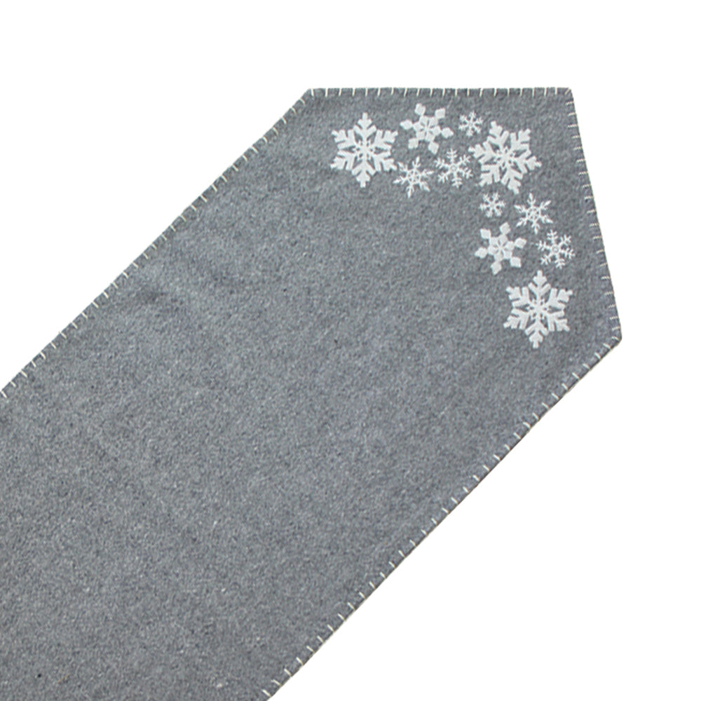 Falling Snow 45 Inch Table Runner