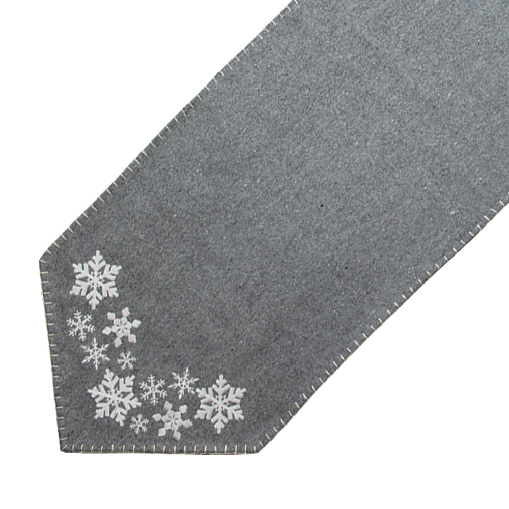 Falling Snow 45 Inch Table Runner
