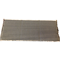 Thumbnail for Black Nutmeg Heritage House Check Black Table Runner - Interiors by Elizabeth