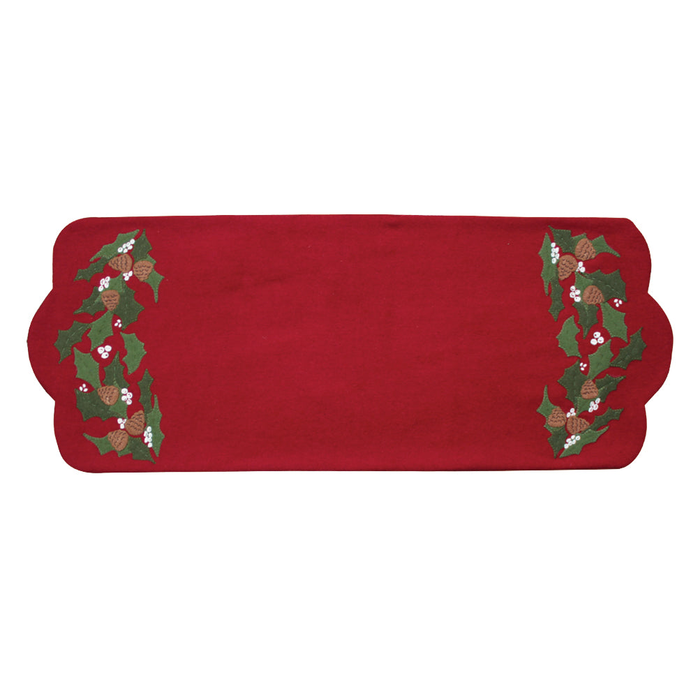 Holly & Pine Table Runner - Interiors by Elizabeth