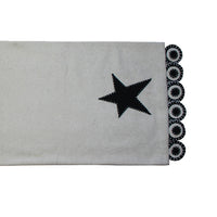 Thumbnail for Cream & Black Star Table Runner