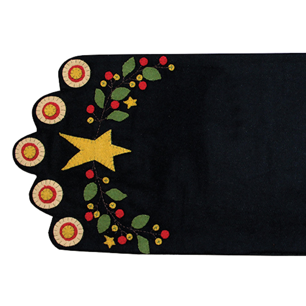 Star Berry Vine Table Runner