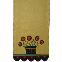 Thumbnail for Folk Flower Basket Table Runner