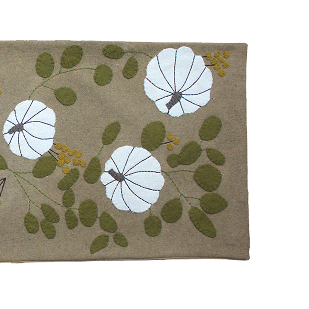 White Pumpkin Table Runner