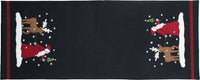 Thumbnail for Christmas Friends Black Table Runner - Interiors by Elizabeth