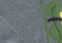 Thumbnail for Yellow Flower Gray Table Runner 45 In