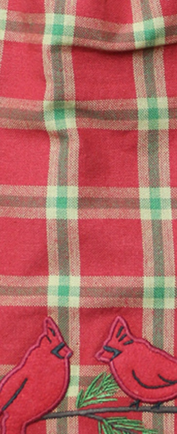 Yuletide Red Tab Towel