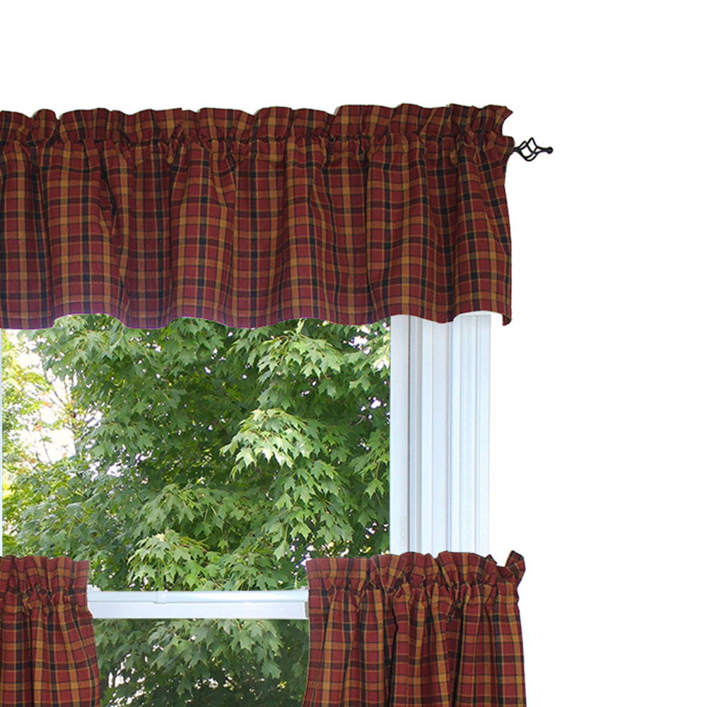 Homestead - Red Valance