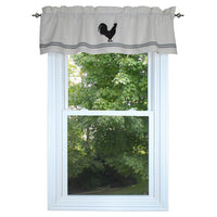 Thumbnail for Farmhouse Rooster Cream Valance - Interiors by Elizabeth