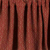 Thumbnail for Barn Red Oat Philmont Jacquard Valance Lined