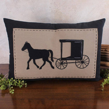 Horse and Buggy 14x20 Pillow PL268211