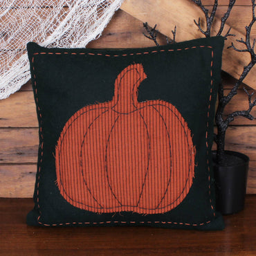 Pumpkin Applique Pillow 14 In PL843213