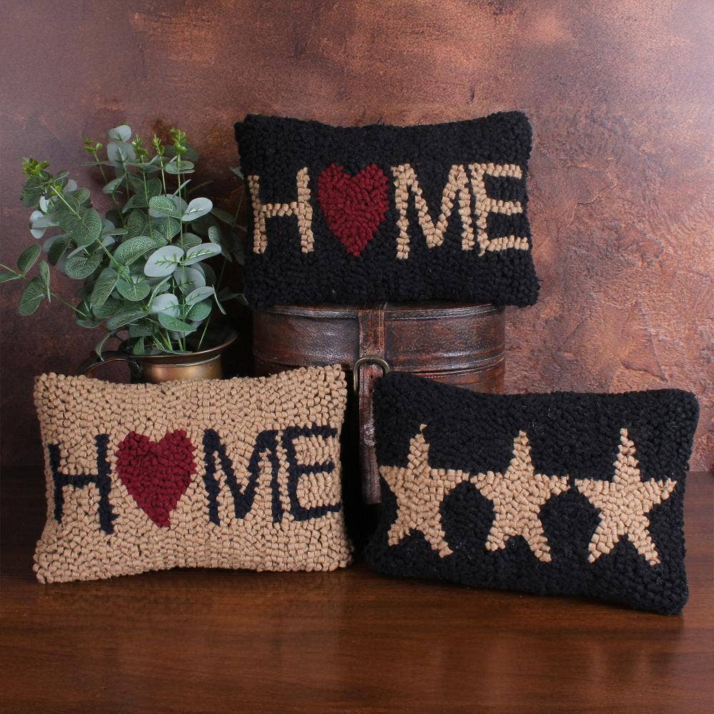 Home Hooked Pillow 8x12  Tan PL573518