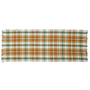 Fall Harvest Plaid Table Runner TR810009