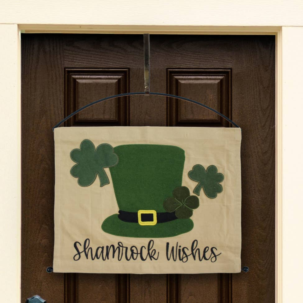 Shamrock Wishes Pennant DH000150 - Interiors by Elizabeth