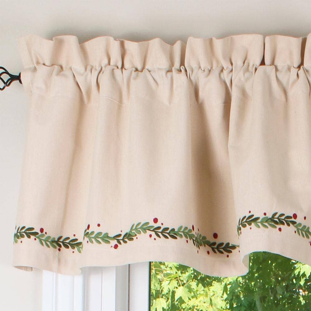 Holiday Pitcher Vine Valance 60X15.5 V6220007