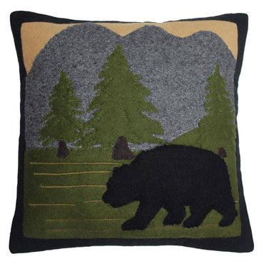 Bear in Woods 14x14 In Pillow PL140107