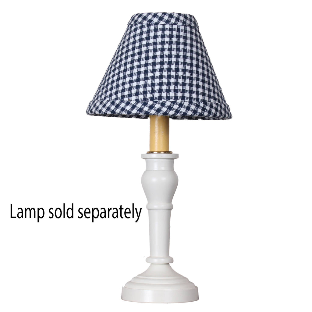 Newbury Gingham Navy 6 In Shade 6C670014 - Interiors by Elizabeth