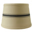 Grain Sack Stripe Oat - Black Lampshade 0D164011