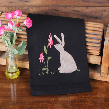 Primitive Bunny Towel ET000083 - Interiors by Elizabeth