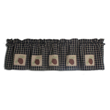 Pinecone Patch Valance 60X15.5 V6140102