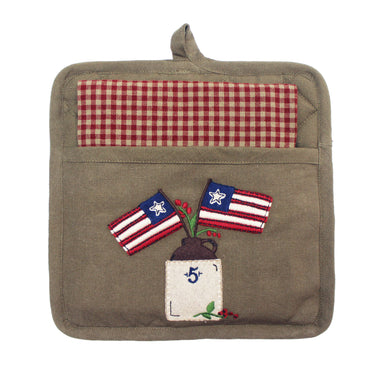 Flag Day Pocket Potholder Set - Home Collections by Raghu
