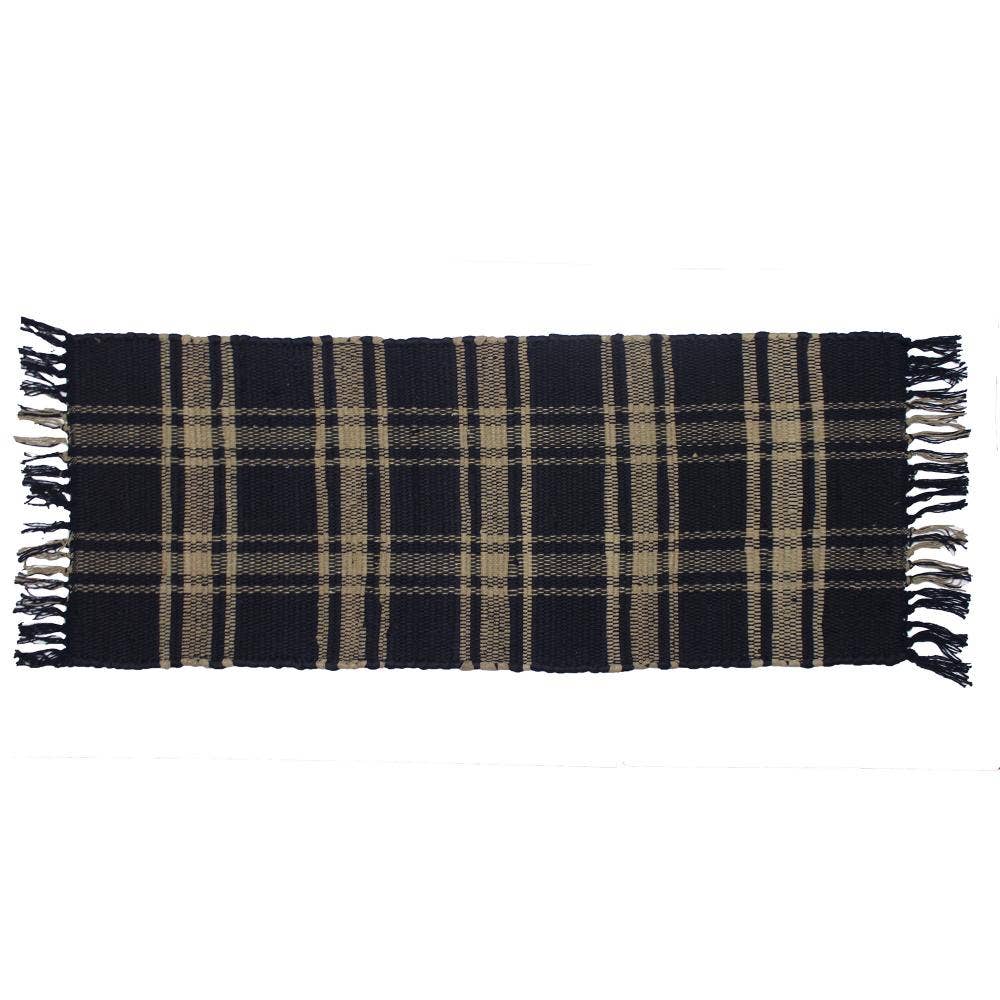 Black and Tan Chindi Runner TR235011