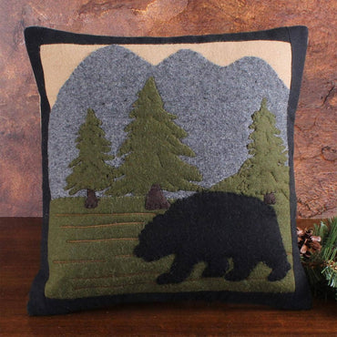Bear in Woods 14x14 In Pillow PL140107