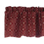 Lover's Knot  Barn Red Valance VL130017 - Interiors by Elizabeth