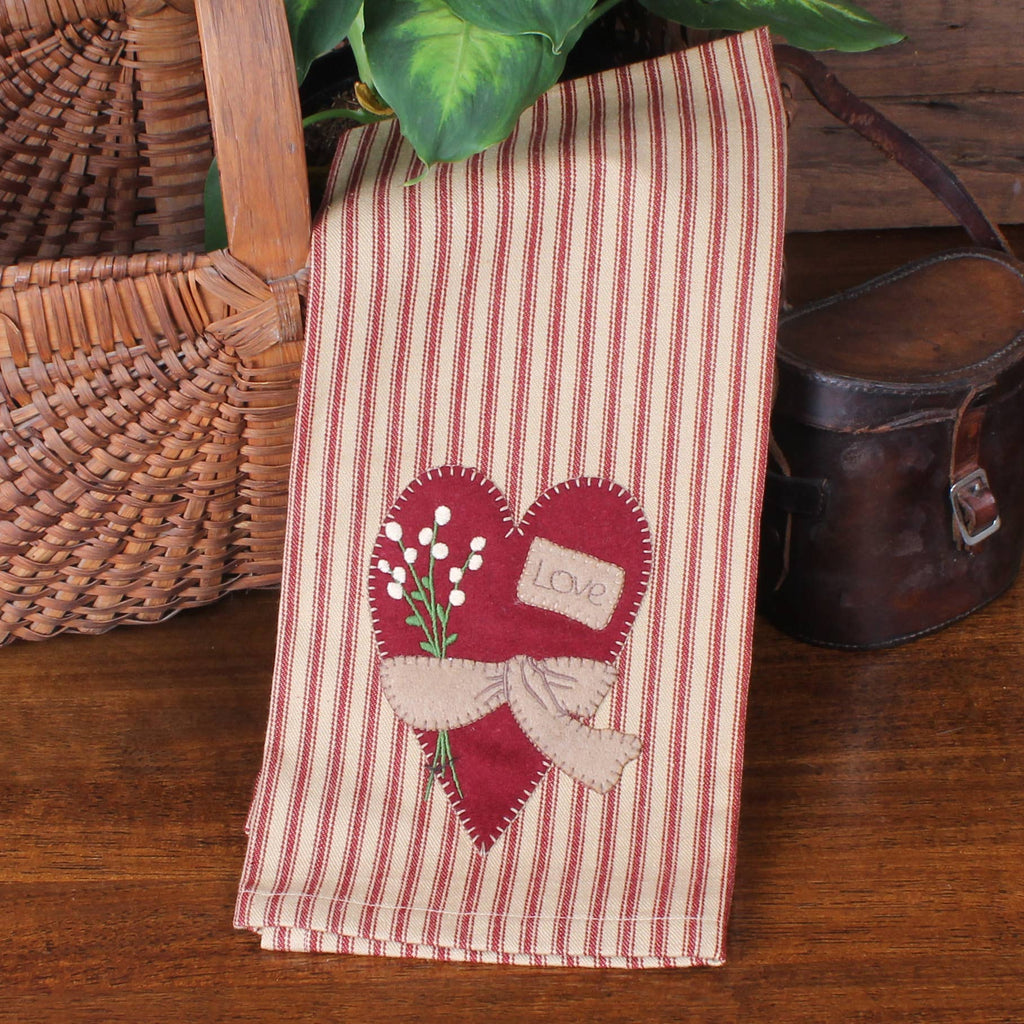 Big Heart Towel ET000063 - Interiors by Elizabeth