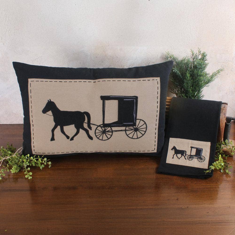 Horse and Buggy Towel  Set of 2 ET268211