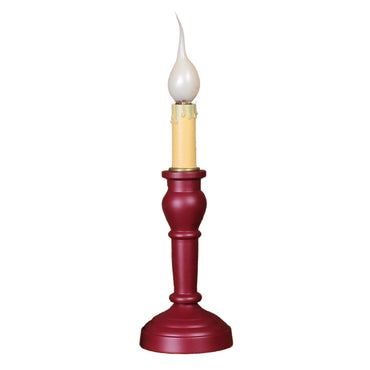 Wellington Spindle Lamp - Barn Red - Home Collections by Raghu