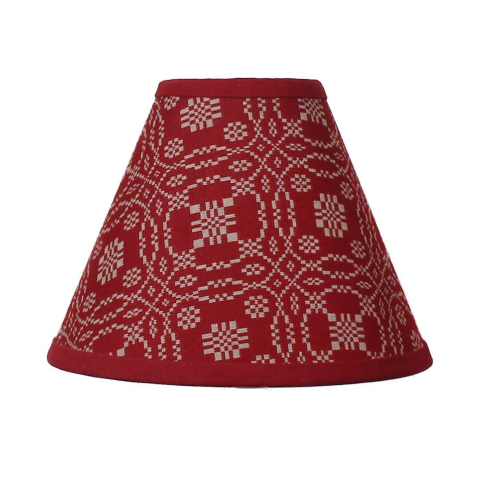 Lover's Knot Barn Red 12 In shade - Home Collections by Raghu