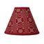 Lover's Knot Barn Red 12 In shade - Home Collections by Raghu