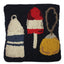 Buoy Wool Hooked Pillow 14 In PL150101