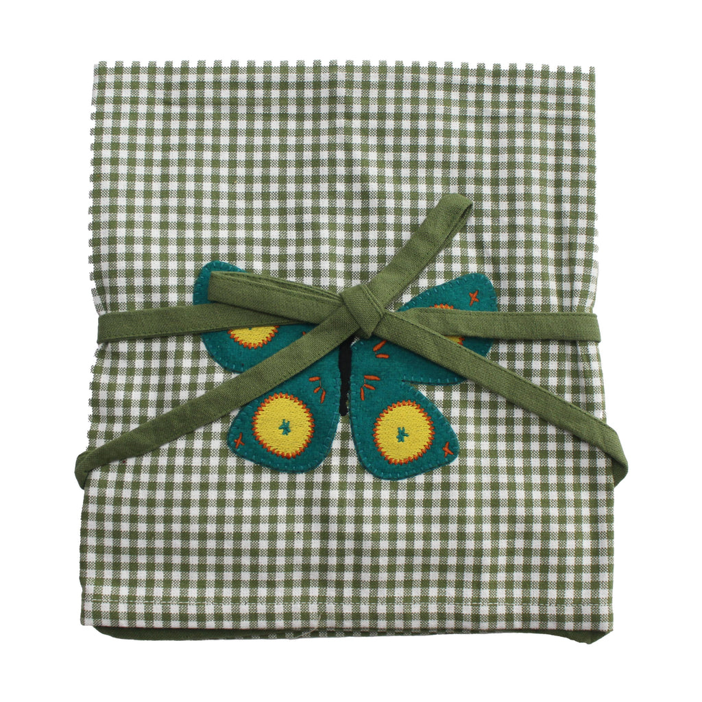 Butterflies Half Apron AH013426 - Interiors by Elizabeth