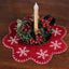 Snowflake Candle Mat Set of 2 CM702032 - Interiors by Elizabeth