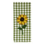 Sunflower Sage Check Towel- Set of Two - Home Collections by Raghu