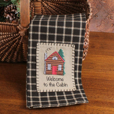 Welcome to The Cabin Towel  Set of 2 ET140100
