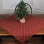 Lover's Knot  Barn Red Table Square 36 In SQ130017 - Interiors by Elizabeth