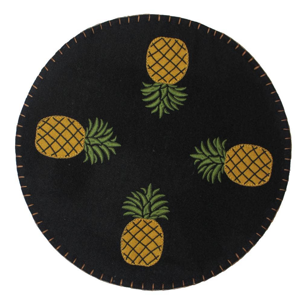 Pineapple Candle Mat  Set of 2 CM662311