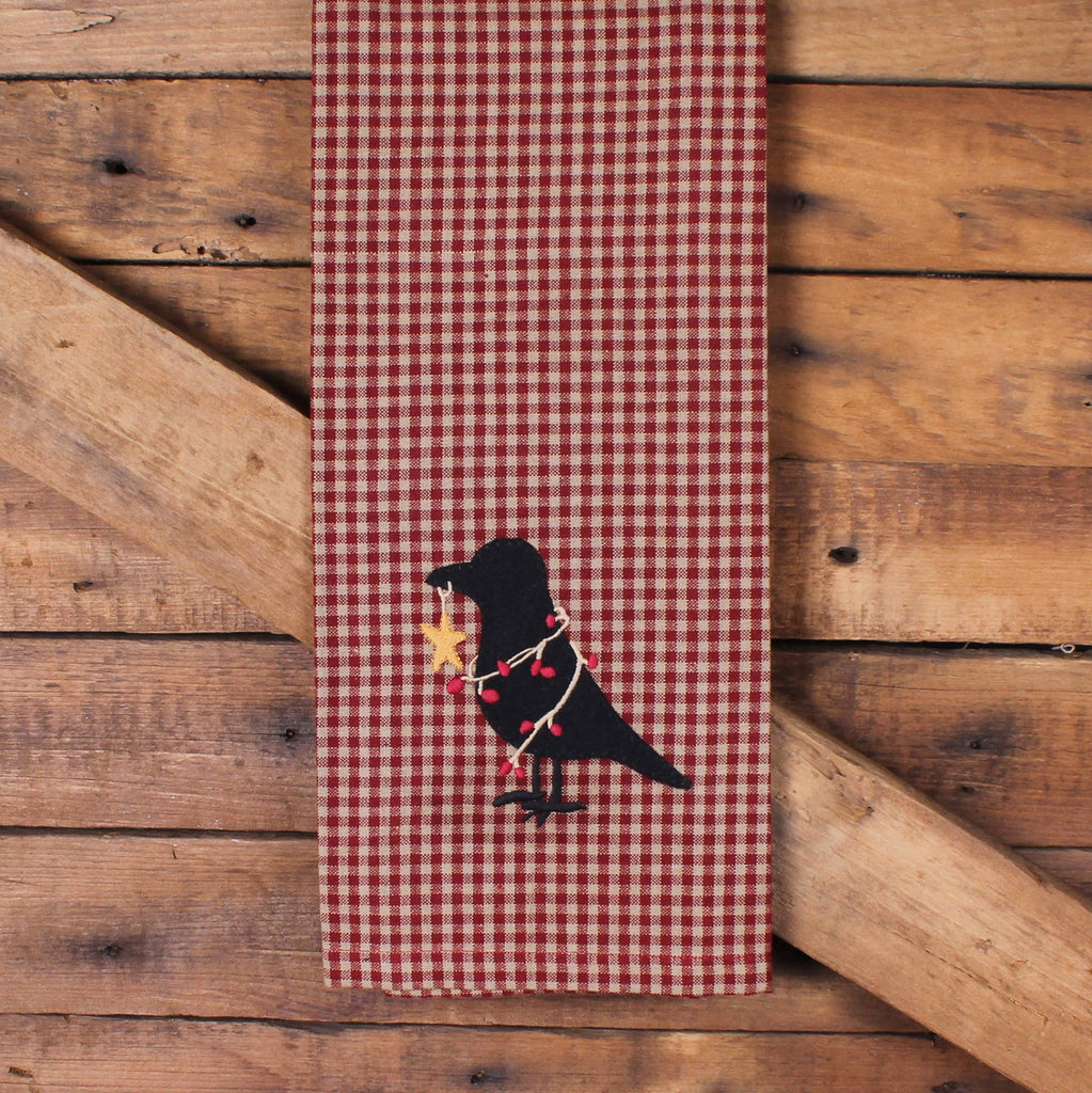 Crow and Berries Towel ET000102 - Interiors by Elizabeth