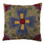 Folk Flower Square Wool Pillow 14 In PL234800